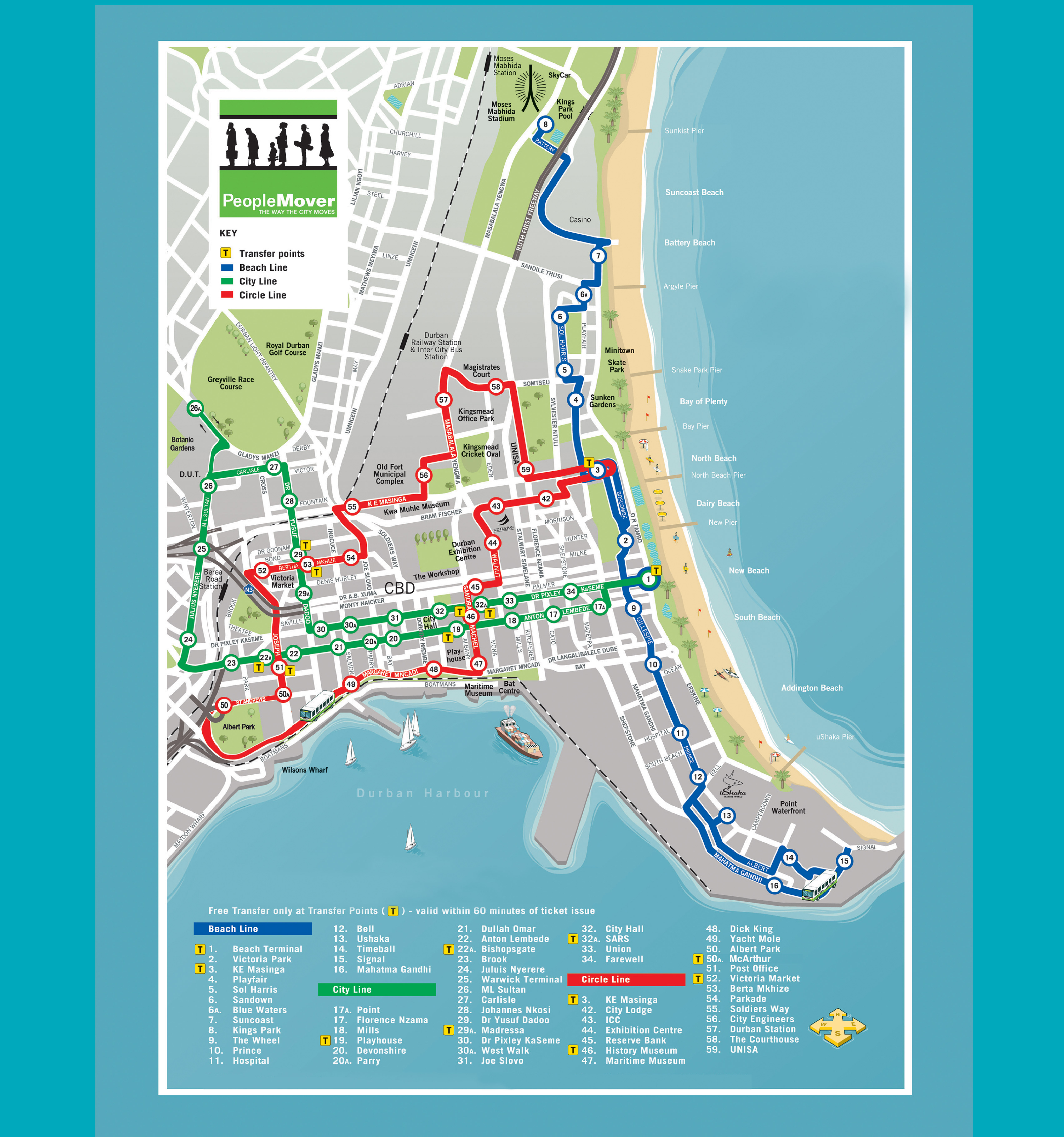 People Mover Route Map